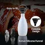 Gourmet Easy Silicone Basting Brush with Sauce Bottle Oil Dispenser Heat view 4