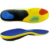 Heavy Duty Support Pain Relief Orthotics - 230+ lbs Plantar Fasciitis Insoles, Medium Arch Support Insoles Men Women, Flat Feet Orthotic Insert, Work Boot Shoe Insoles - Shock Absorption Every Step(S)