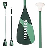 HUIIKE Paddle Board Paddle 2-in-1 Aluminum Sup Paddleboard Oar & Kayak Detachable 4 Piece | Double Sided Sup Oar Adjustable for Stand Up Board | Packable Paddleboard Ore & Kayak for Paddleboarding