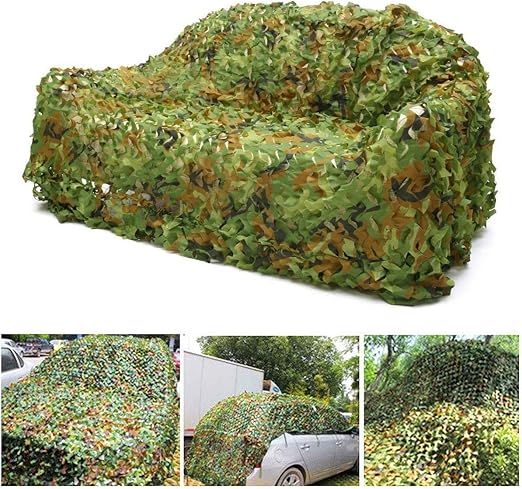 3x5m camuflaje red de camuflaje Net Protector solar de malla Nets de