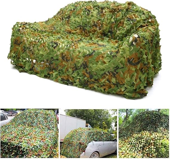 3x5m camuflaje red de camuflaje Net Protector solar de malla Nets de