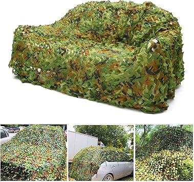 3x5m camuflaje red de camuflaje Net Protector solar de malla Nets de