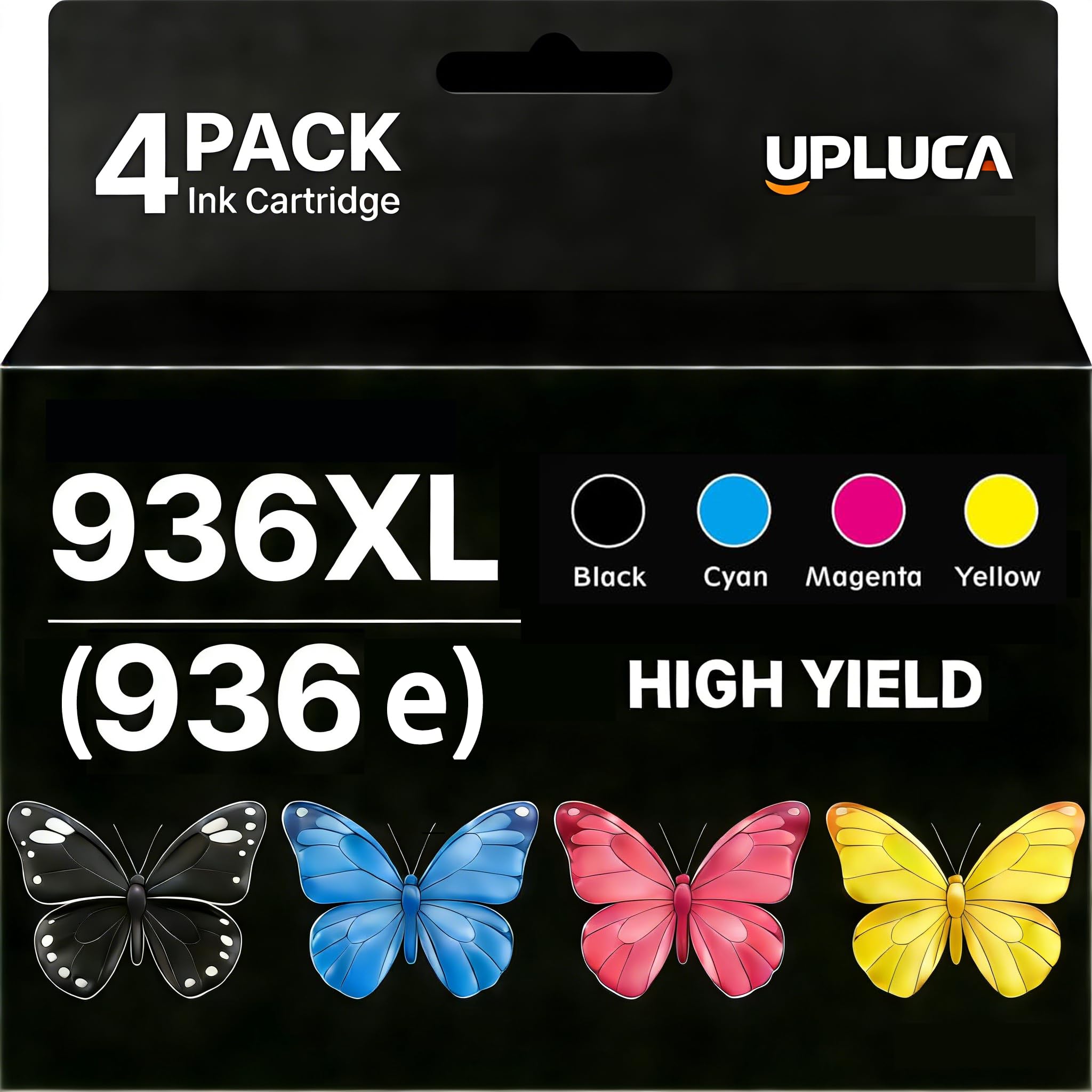 Photo 1 of 936XL 936e 936 XL Ink Cartridges Combo Pack High Yield Replacement for HP 936 XL Ink for OfficeJet 9122e Pro 9120 9120e 9125 9125e 9128e 9135e 9110b 9120b 9130b, Wide Format 9730e 9730 Printers.
