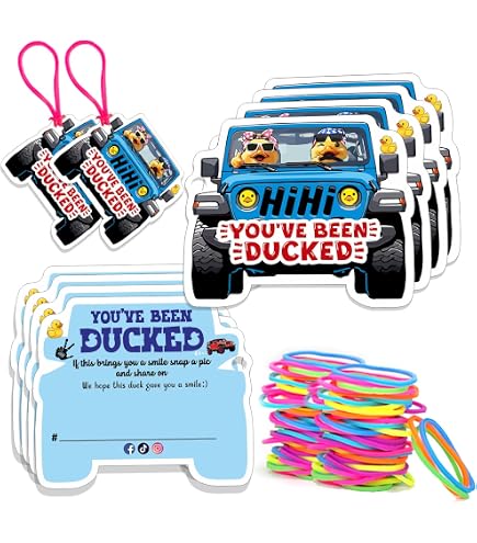 Youve Been Ducked Prntable Duckng Tags, Duck Duck Tags, Your Rde S...
