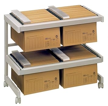 Burowagen Grau 2 Hangeregister Amazon De Burobedarf Schreibwaren