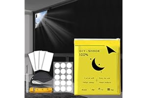 100% Portable Blackout Curtains for Travel Window Blinds-Temporary Blackout Shades, Blackout Curtain for Baby Nursery,Bedroom