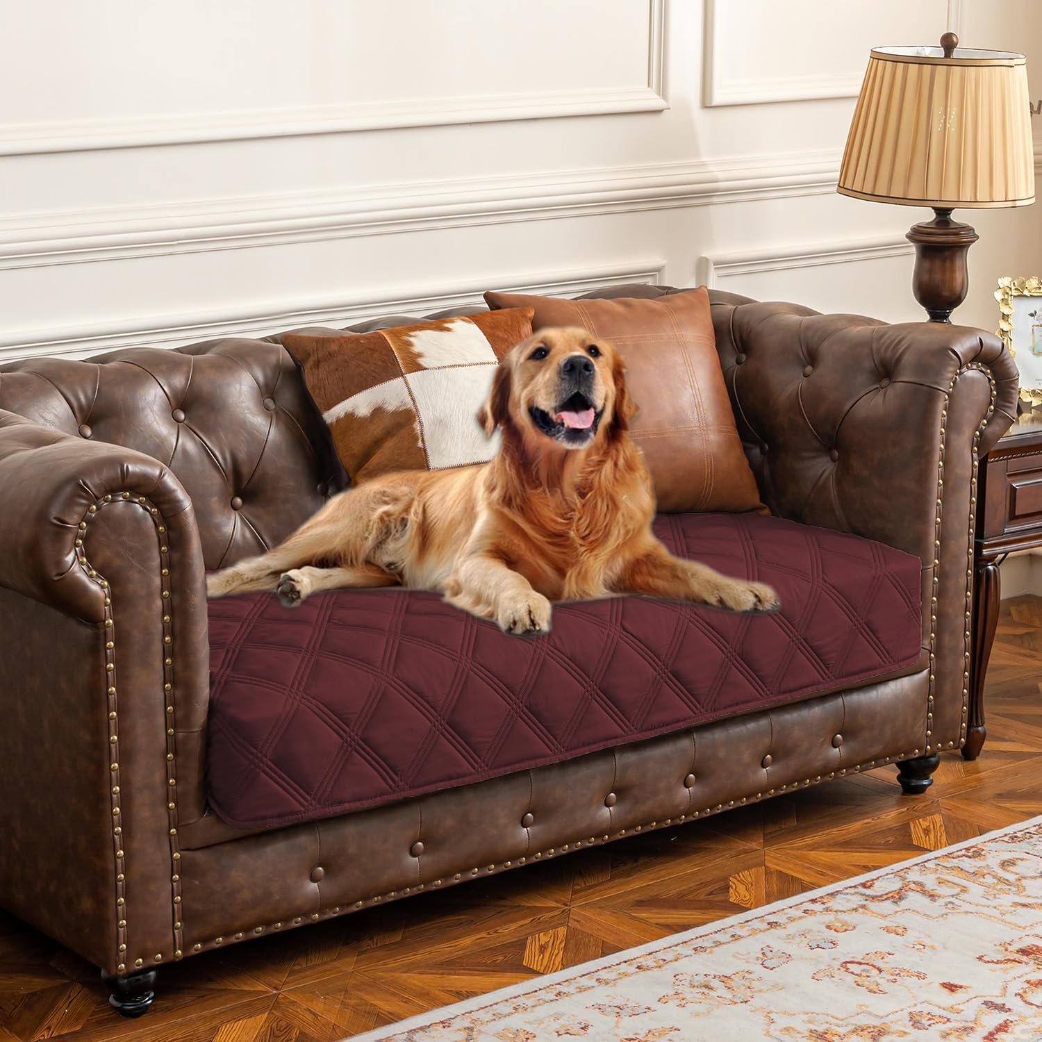 Photo 1 of Ameritex Waterproof Dog Bed Cover Pet Blanket with Anti-Slip Back for Furniture Bed Couch Sofa
