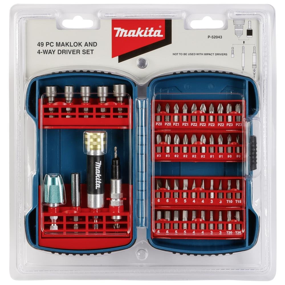 Makita P-52043 49-Piece Screw Bit Set