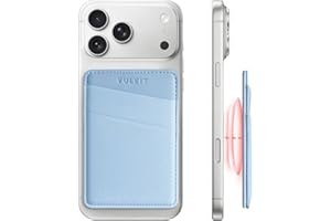VULKIT Magnetic Phone Wallet for MagSafe- RFID Blocking - Card Holder Wallet for iPhone 16/15/14/13/12 Series & Phone Case wi