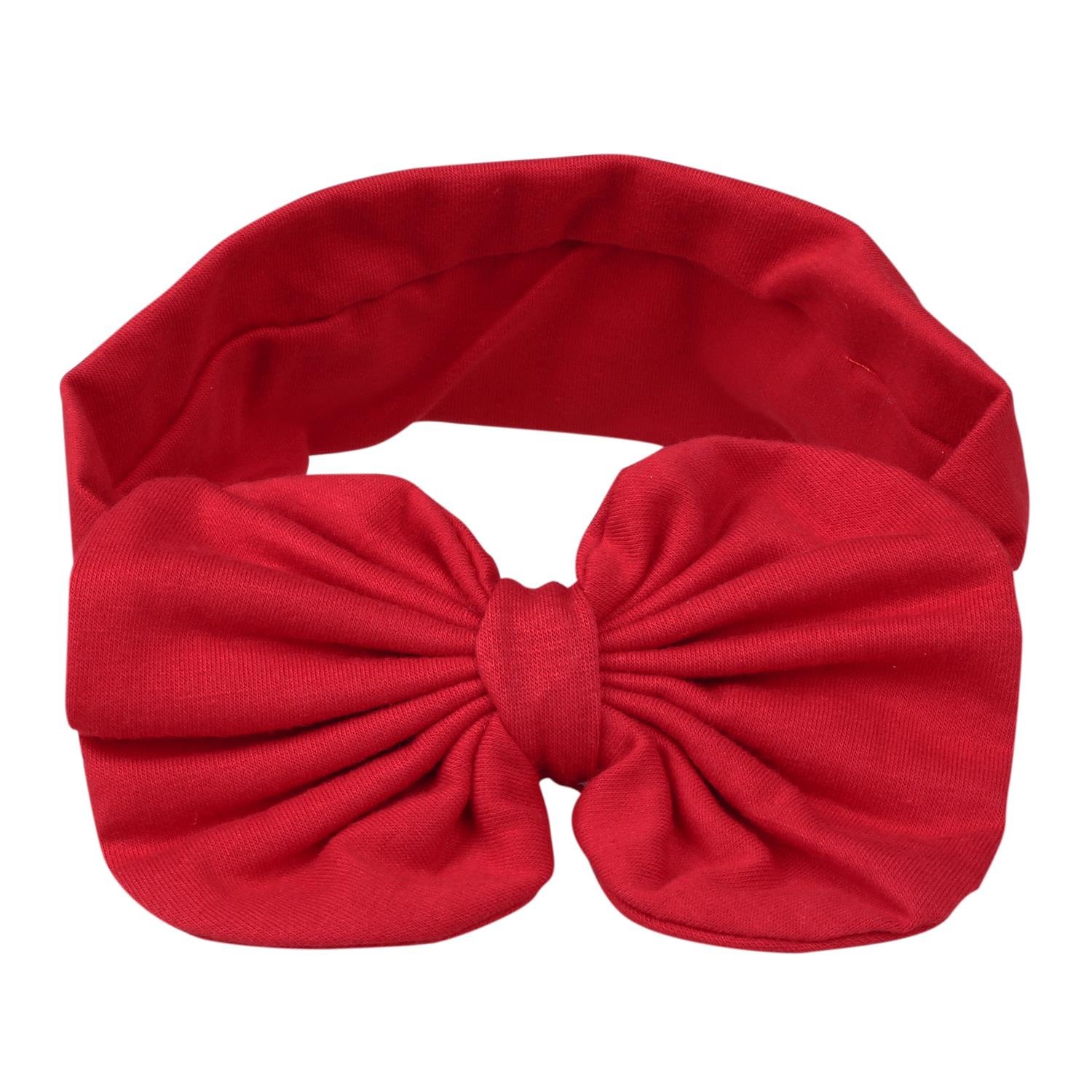 Itaar Baby Girl Headband Soft Bow Knot Cotton Head Wrap Set Of 8 Colors