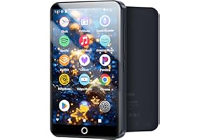 160GB MP3 Player with Bluetooth and WiFi, MECHEN Android 13 OS MP3 & MP4 Players with 4" Touchscreen and Speaker,Music Players with Spotify,Pandora, Audible, Amazon Music, Play Store