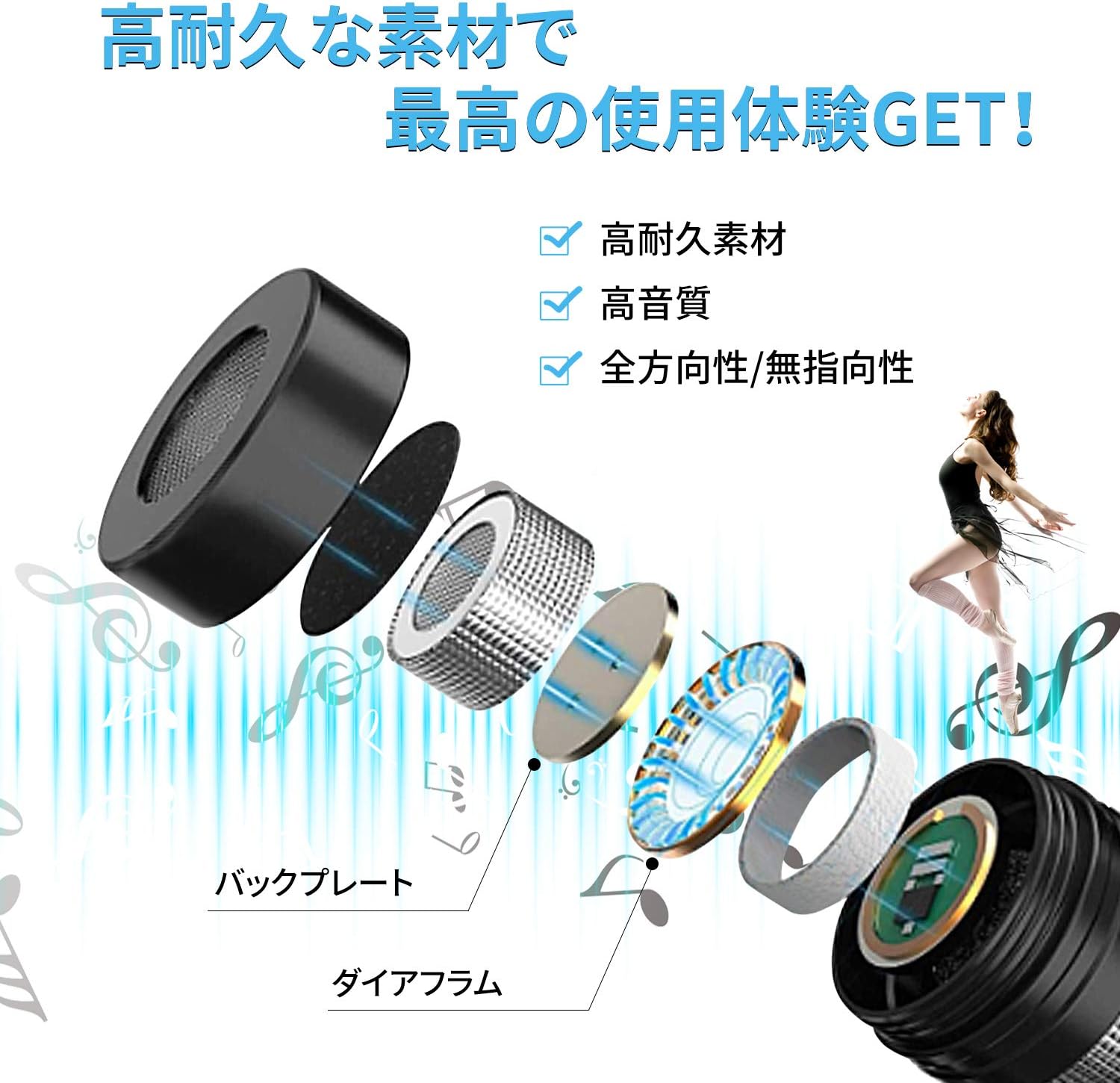 Amazon Co Jp コンデンサーマイク Iphone Ipad マイク Lightningマイク ピンマイク クリップ式 ライトニング マイク 全方向性 マイクロフォン ミニマイク 3ｍ長さ Iphone11 11 Pro 11 Pro Max Xs Xs Max Xr X 8 8 Plus 7 7plusに対応 音楽録音 カラオケ Youtube Tiktok