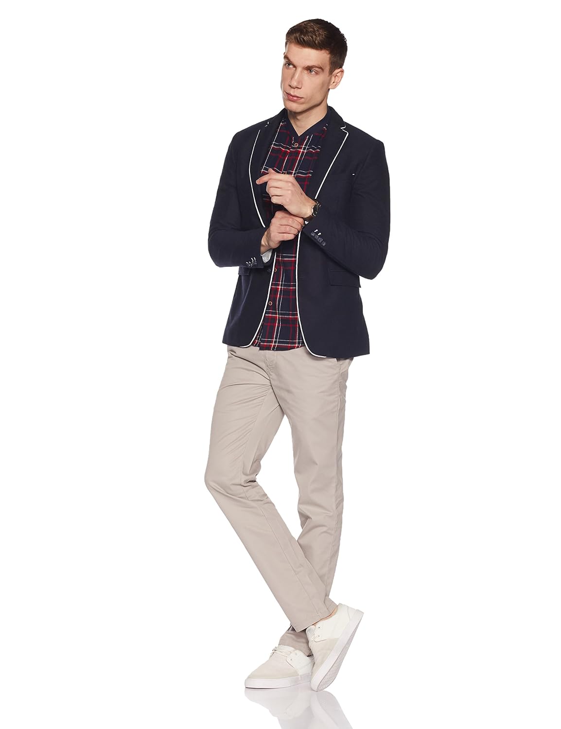 symbol amazon brand men's slim fit casual trouser