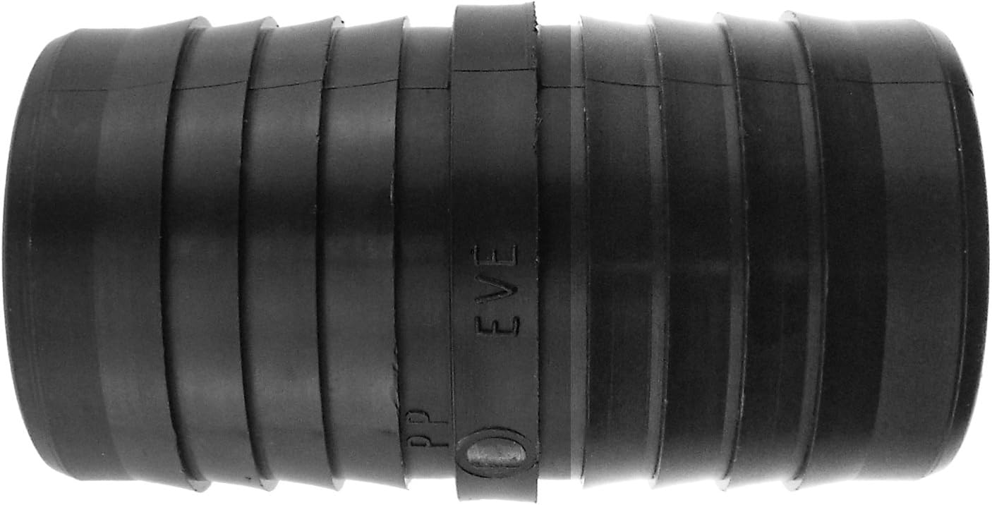 Straight 40mm Joiners/Repair Link for 1.5" Interior Diameter Pipe,Used with layflat or Corrugated Pond Hose