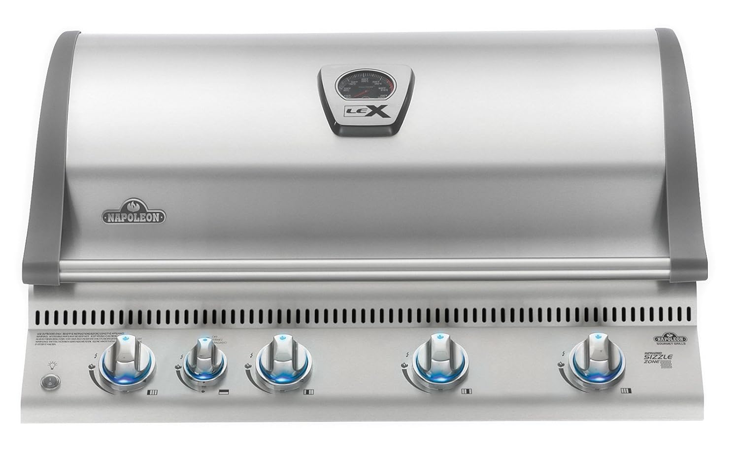 Napoleon LEX 605 Built-In Grill with Infrared Rotisserie (BILEX605RBIPSS), Propane Gas