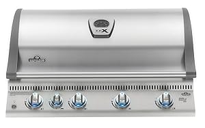 Napoleon LEX 605 Built-In Grill with Infrared Rotisserie (BILEX605RBIPSS), Propane Gas