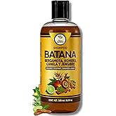 Batana Oil Shampoo w/Bergamota,Rosemary, Cinnamon,Aloe Vera & Ginger–Nourishing & Moisturizing–16.9 fl oz,Salt-Free,Paraben-Free,For Dry & Thinning Hair,Unisex,Supports Healthy-Looking Hair & Fullness