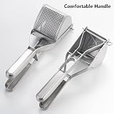 Shoxil Potato Ricer Press 12 Inch Stainless Steel Masher Good Grip Professional view 2