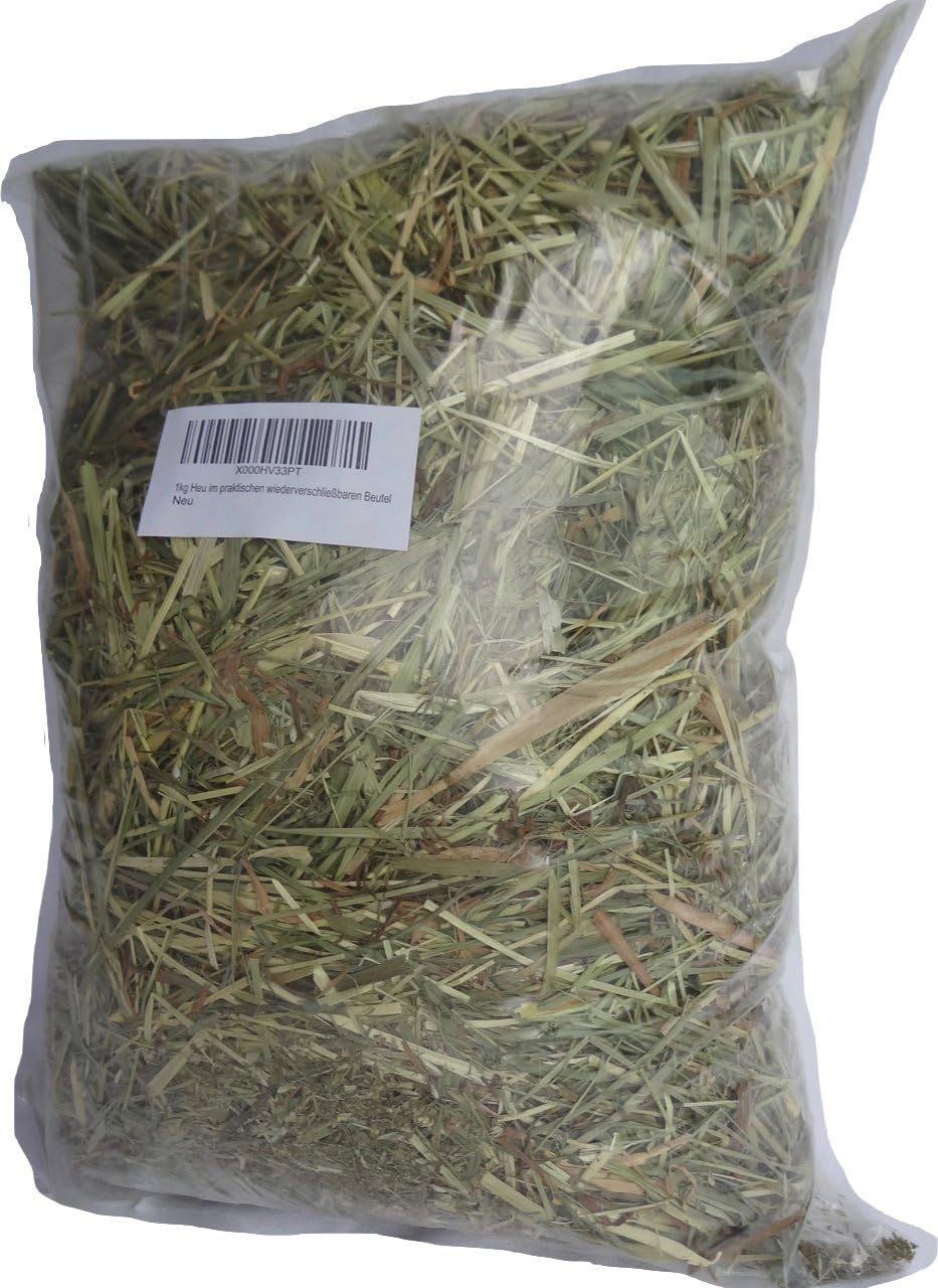 1kg del heno en una bolsa resellable conveniente: Amazon.es: Jardín