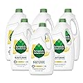 Seventh Generation Dishwasher Detergent Gel Liquid Soap Lemon Scent Dish Detergent 42 oz, Pack of 6