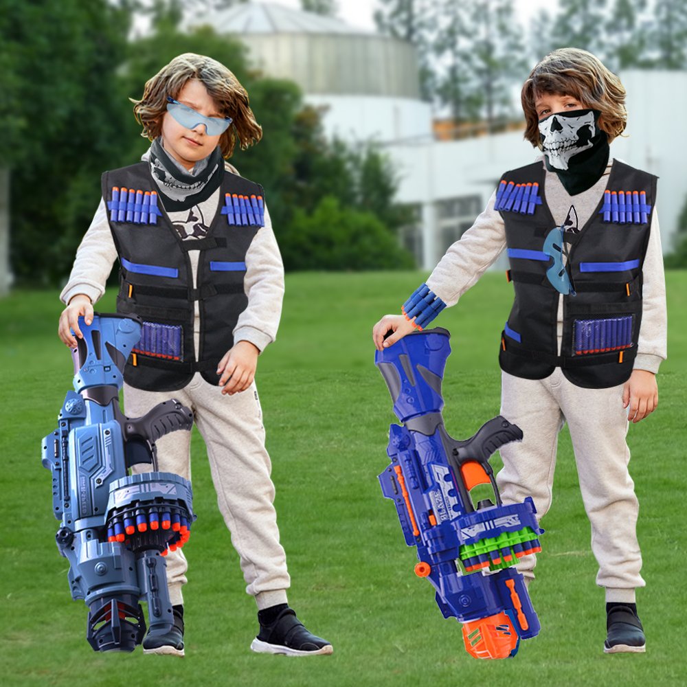 2 Set Tactical Vest Suit Jacket Kit For Nerf Guns NStrike Elite Series