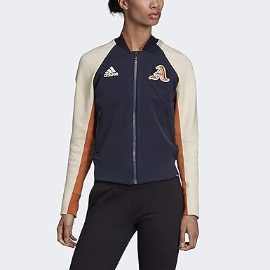 adidas varsity jacket womens