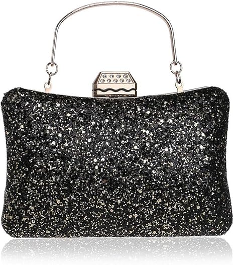 Amazon Co Jp 婦人用バッグ 女性のイブニングバッグの結婚式の財布の女性イブニングバッグのクラッチの財布 色 ブラック ホーム キッチン
