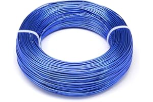 Cheriswelry 980 Feet 20 Gauge Royal Blue Aluminum Wire Bendable Metal Craft Wire Flexible Soft Jewelry Beading Wire 0.8mm for Sculpting Armature Artistic Floral Garden Wrapping DIY Craft