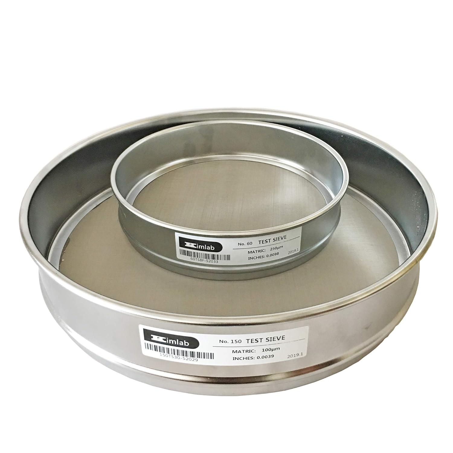 KimLab Economy Test Sieve 325 45μm Opening,Diameter 30cm,Test Sieve,SS