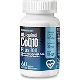 NATURION Ubiquinol CoQ10 Plus 100 – Kaneka Ubiquinol, Vitamin D3, Selenium, Circulation Support Blend – 100mg CoQ10 Supplement, 60 Softgels, 60-Day Supply
