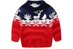Mud Kingdom Boys Christmas Sweaters Xmas Reindeer Clothes