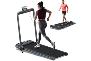 COZYINN 10% Incline Walking Pad - 3HP 4MPH/7.6MPH 265/350+lb Capacity Treadmills for Home, Portable Foldable Adjustable Incline Treadmill with Wide Running Area, Mute Control, Works with KINOMAP
