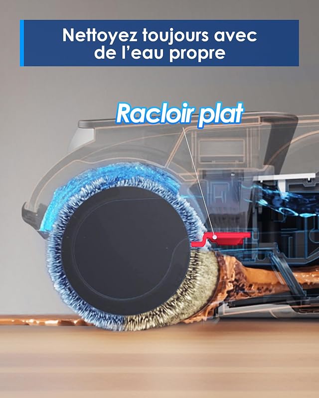 iFLOOR 5 Breeze Complete Aspirateur Laveur, Nettoyage des Bords