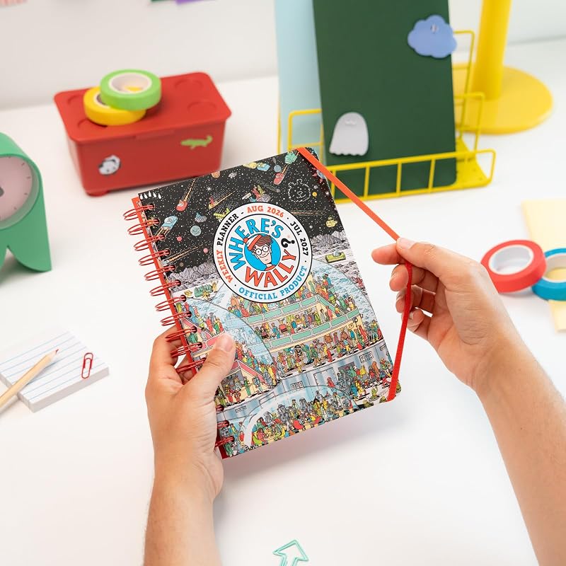 Wo ist Walter Hausaufgabenheft 2026 2027 Kalender Schulplaner A5