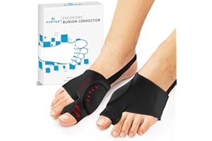FURTAA Bunion Corrector for Overlapping big Toes,Big Toe Straightener,Bunion Splint,for Bunion Relief,Hallux Valgus Pain Relief,Comfortable & Breathable.