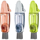 Cleangor 3 in 1 Multifunctional Cup Lid Cleaning Brush, Cup Crevice Cleaning Tools for Tight Spaces, Portable Cup Lid Cleaner