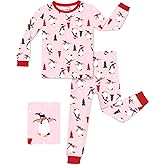 babee Reshinee Bamboo Viscose Toddler Girls Kids Pajamas Unicorn Mermaid Pjs Long Sleeve Snug fit 12M-8Y 2pcs Soft Jammies
