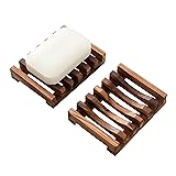 Wooden Soap Dish for Shower,Set of 2 Shower Soap