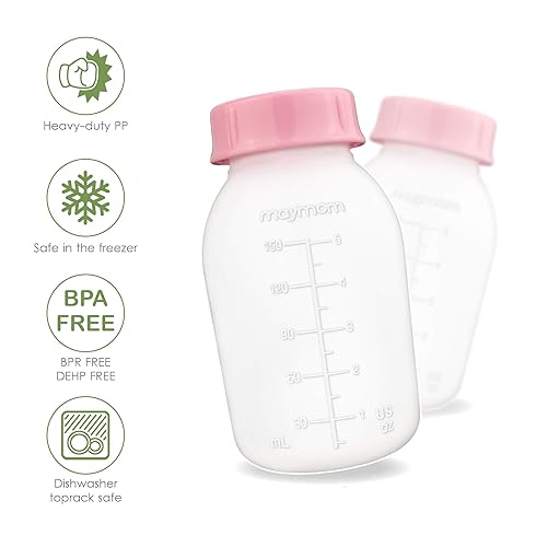 Maymom Breast Pump Bottle Compatible with Medela Pump in Style