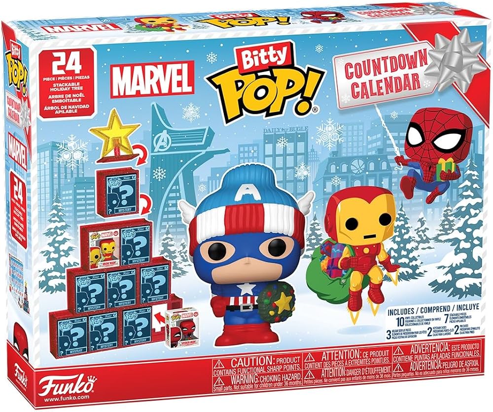 Funko Bitty POP Advent Calendar Marvel Comics 24 Days Brand New