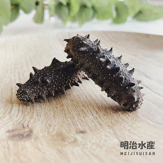 Amazon 青森産 乾燥なまこ 天然 厳選a級品 500g 明治水産 M 約70個 6 8 9g 明治水産 干物 燻製 通販