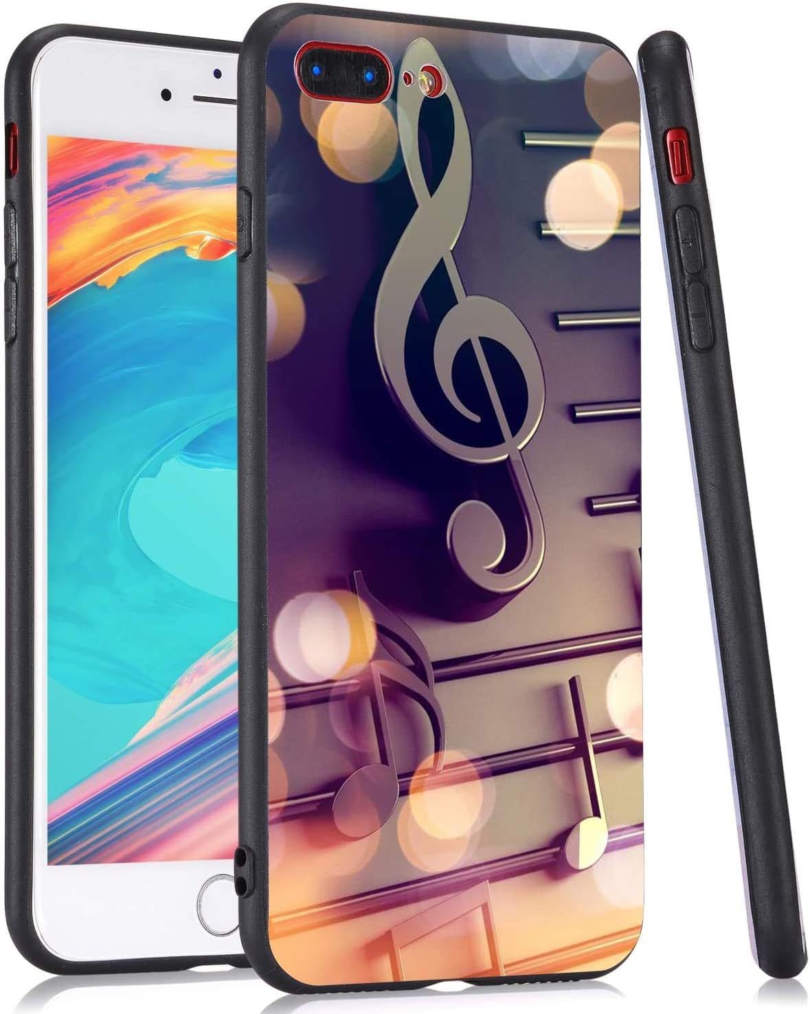 Lugeke Music Note Phone Case For Iphone 6 Iphone 6s Cute Music Patterned Bee Design Case Cover Hard Pc Back With Tpu Bumperanti Stratch Bumper Protective Cute Girls Phonecase Amazon Ca Cell Phones Accessories