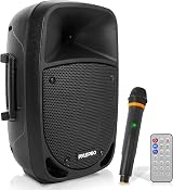 Pyle 800W Portable PA System Bluetooth Speaker with Wireless Mic view 1