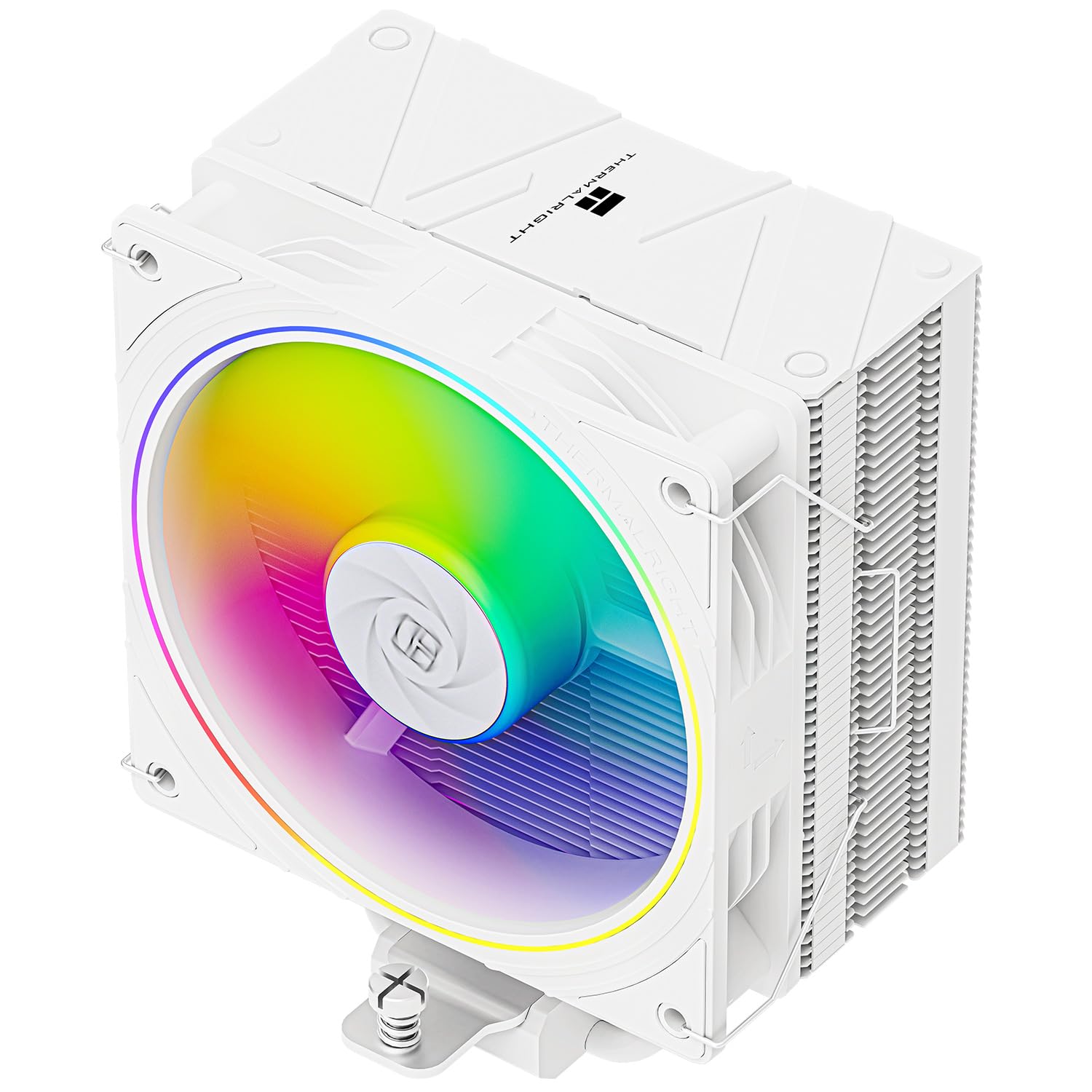 Photo 1 of Thermalright Assassin Spirit 120 EVO White ARGB CPU Air Cooler, 120mm PWM Quiet ARGB Fan with 2000RPM Speed,Low Noise Computer White CPU Cooling, Support AM4/AM5,Intel LGA1851/1700/1150/1151/1200