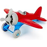 Green Toys Airplane, Red/Blue - Pretend Play, Motor Skills, Kids Flying Toy Vehicle. No BPA, phthalates, PVC. Dishwasher Safe, Recycled Plastic, Made in USA.