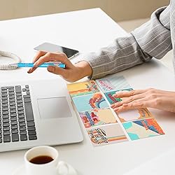 Geyee 24 Pcs Retro Employee Sticky Notes with Funny