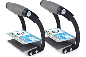 Newdeli Plywood Carrier 2 Pack Panel Carrier Plywood Lifting and Drywall Carrying Tool, Plywood Gripper Clamp Lift Tool for Wood, Synthetic Cement Board, Sheet Board -Clamping Thickness up to 3/4 inch