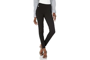 Zac & Rachel Women's Pull on Ankle Pant with Metal Tab