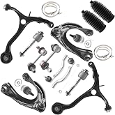 ADIGARAUTO Front Upper Lower Suspension Control Arm for Honda Accord 08-12 | for Honda Accord 2008-2012 All Models; K620614, K620615, K641112, K641113, EV800461, ES800460, ES800459, K90456