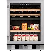 EdgeStar CWB8421DZ 24 Inch Wide 14 Bottle Capacity and 79 Can Capacity Wine and Beverage Cooler